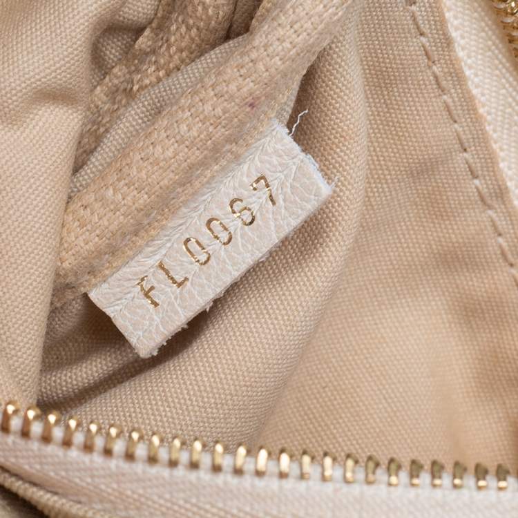 Pre Owned Louis Vuitton Dune Monogram Mini Lin Canvas Bucket PM Bag