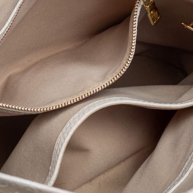 Pre Owned Louis Vuitton Dune Monogram Mini Lin Canvas Bucket PM Bag