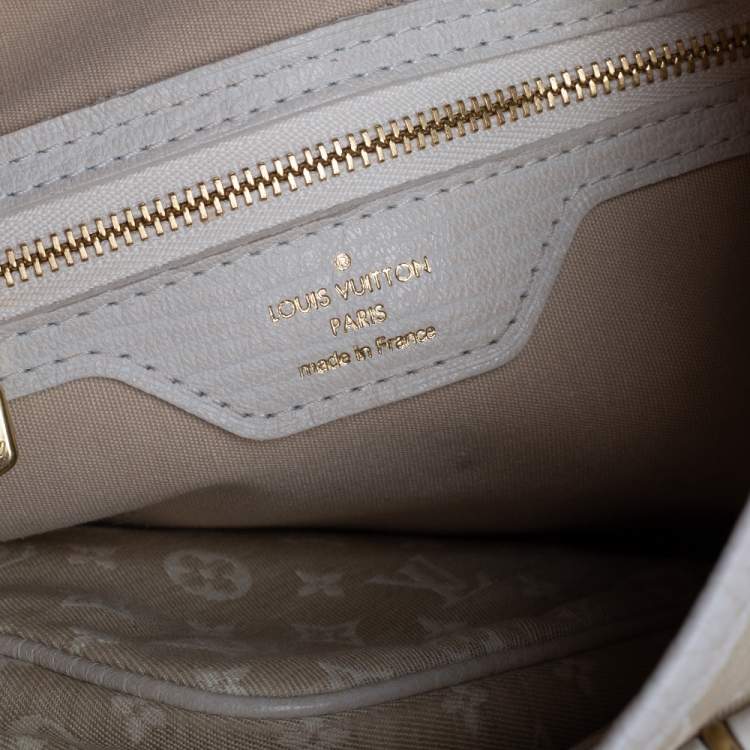 Pre Owned Louis Vuitton Dune Monogram Mini Lin Canvas Bucket PM Bag