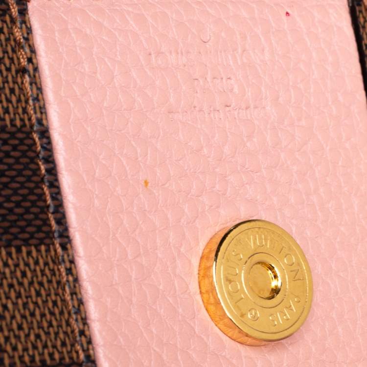 Pre Owned Louis Vuitton Magnolia Damier Ebene Bond Street BB Bag