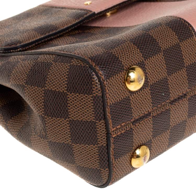 Pre Owned Louis Vuitton Magnolia Damier Ebene Bond Street BB Bag