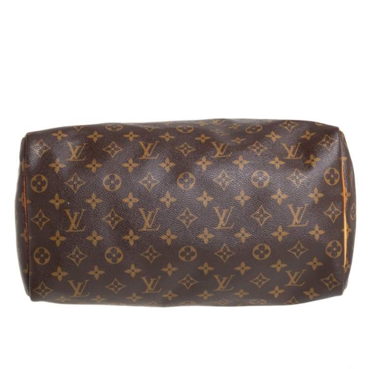 Pre Owned Louis Vuitton Monogram Canvas Speedy 35 Bag