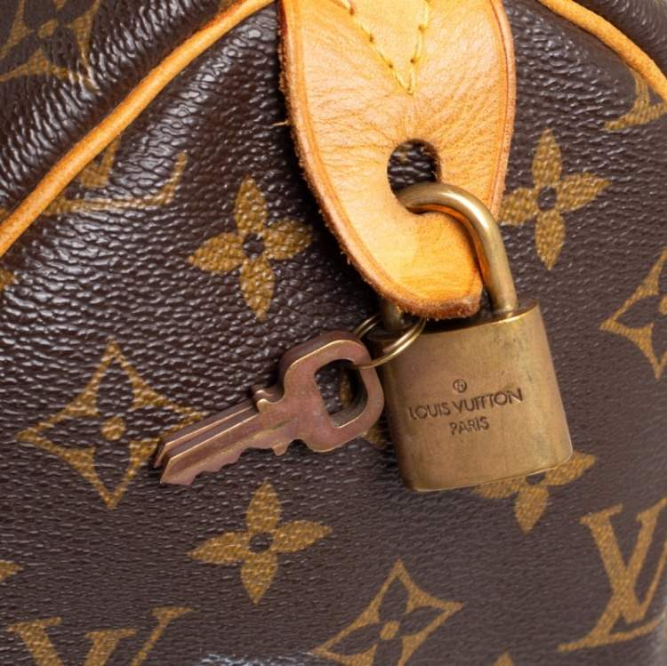 Pre Owned Louis Vuitton Monogram Canvas Speedy 35 Bag