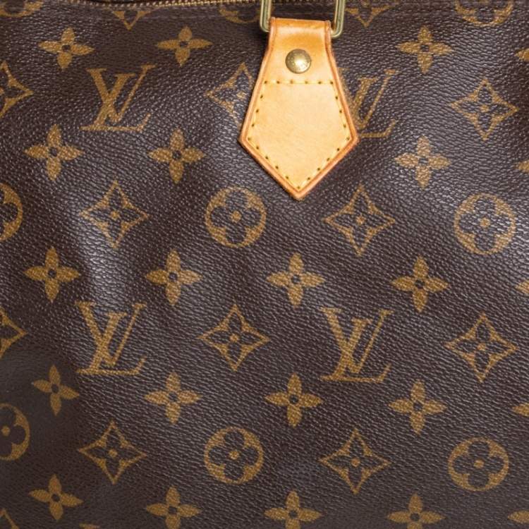 Pre Owned Louis Vuitton Monogram Canvas Speedy 35 Bag
