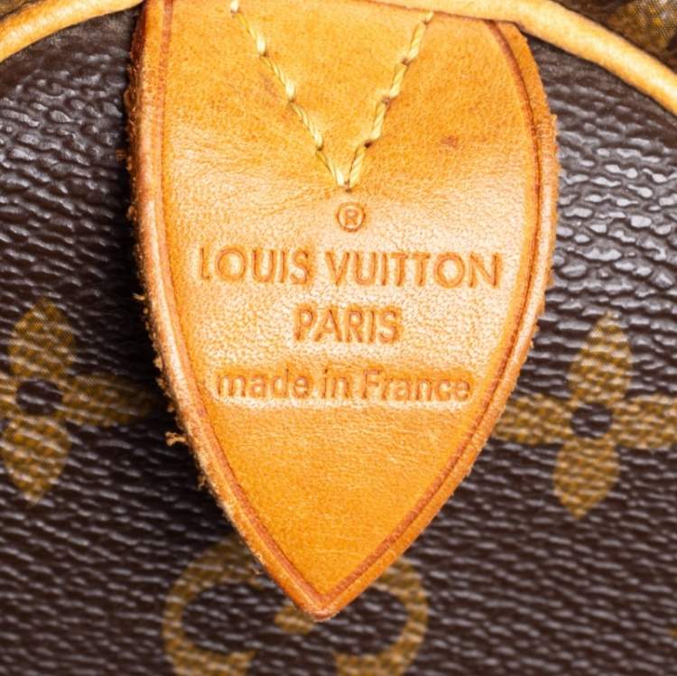 Pre Owned Louis Vuitton Monogram Canvas Speedy 35 Bag