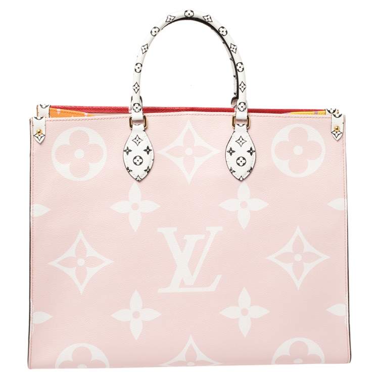 Pre Owned Louis Vuitton Multicolor Monogram Giant Canvas Onthego GM Bag