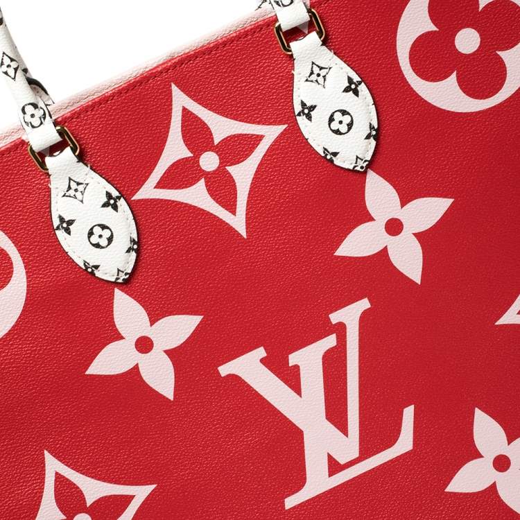 Pre Owned Louis Vuitton Multicolor Monogram Giant Canvas Onthego GM Bag