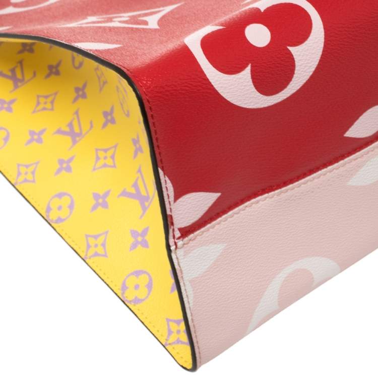Pre Owned Louis Vuitton Multicolor Monogram Giant Canvas Onthego GM Bag