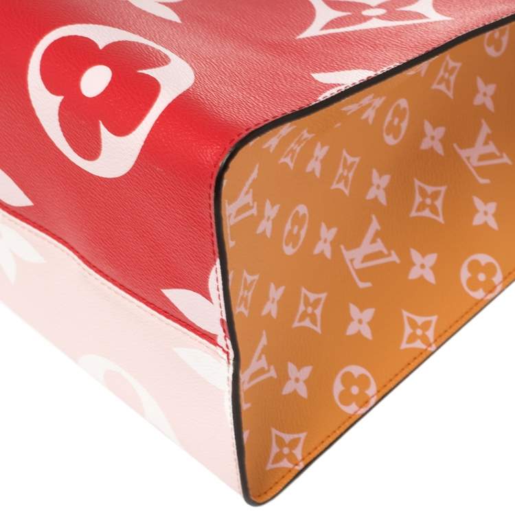 Pre Owned Louis Vuitton Multicolor Monogram Giant Canvas Onthego GM Bag