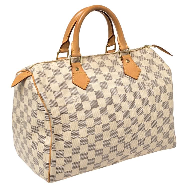مملوكة مسبقًا Louis Vuitton Damier Azur Canvas Speedy 30 Bag