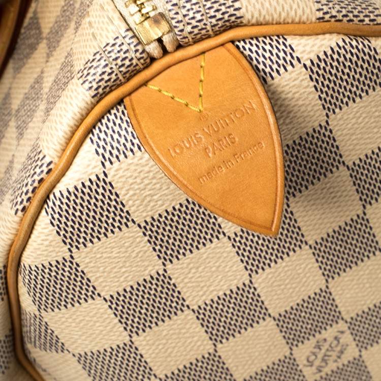 مملوكة مسبقًا Louis Vuitton Damier Azur Canvas Speedy 30 Bag