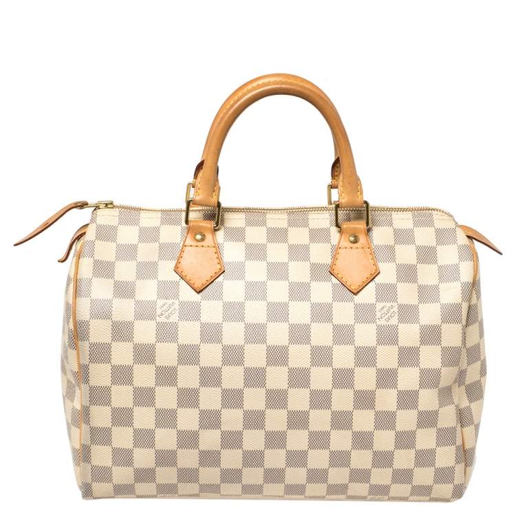مملوكة مسبقًا Louis Vuitton Damier Azur Canvas Speedy 30 Bag