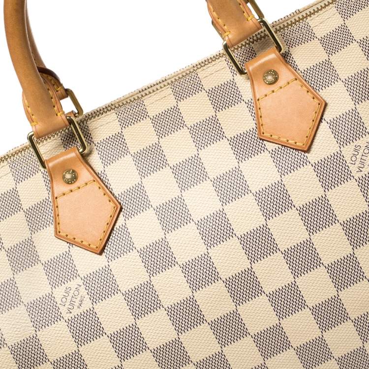 مملوكة مسبقًا Louis Vuitton Damier Azur Canvas Speedy 30 Bag