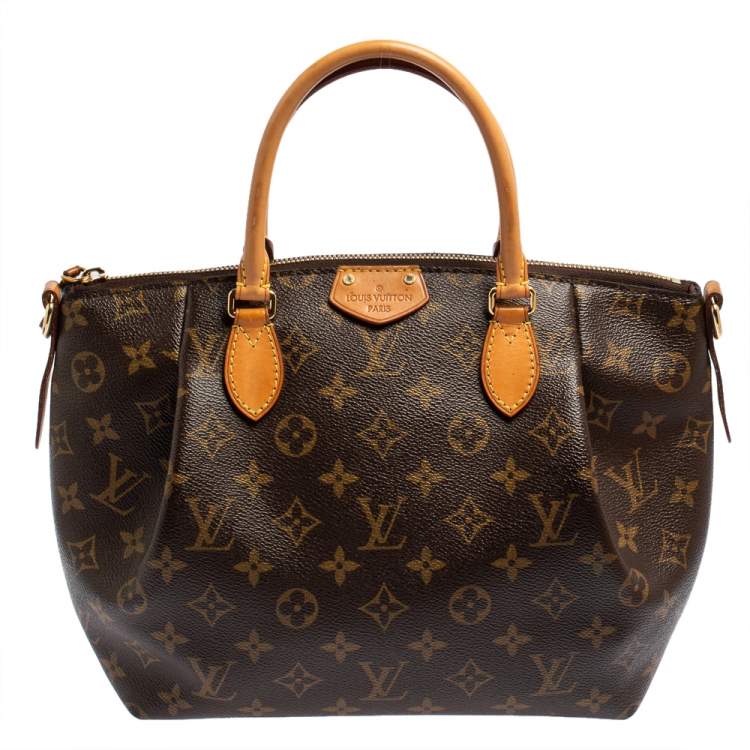Louis Vuitton Turenne Handbag Monogram Canvas MM Brown 2335231