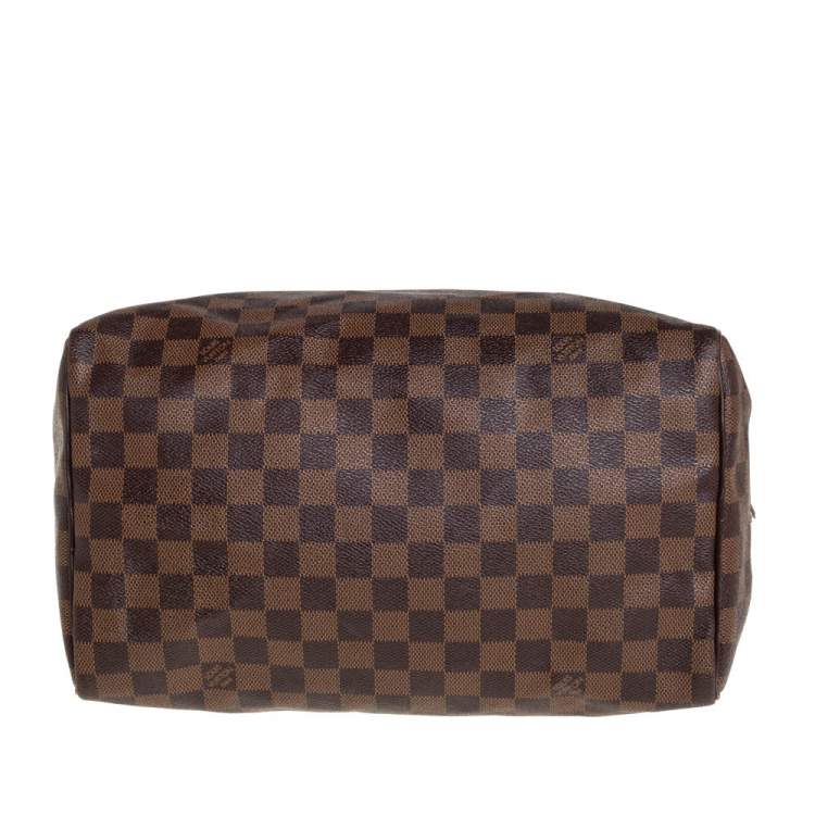 Pre Owned Louis Vuitton Damier Ebene Canvas Speedy 30 Bag