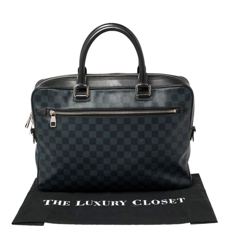 Pre Owned Louis Vuitton Damier Graphite Canvas Steeve Briefcase Bag