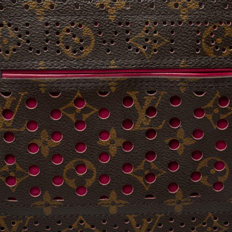Pre Owned Louis Vuitton Monogram Perforated Canvas Limited Edition Speedy 30 Bag