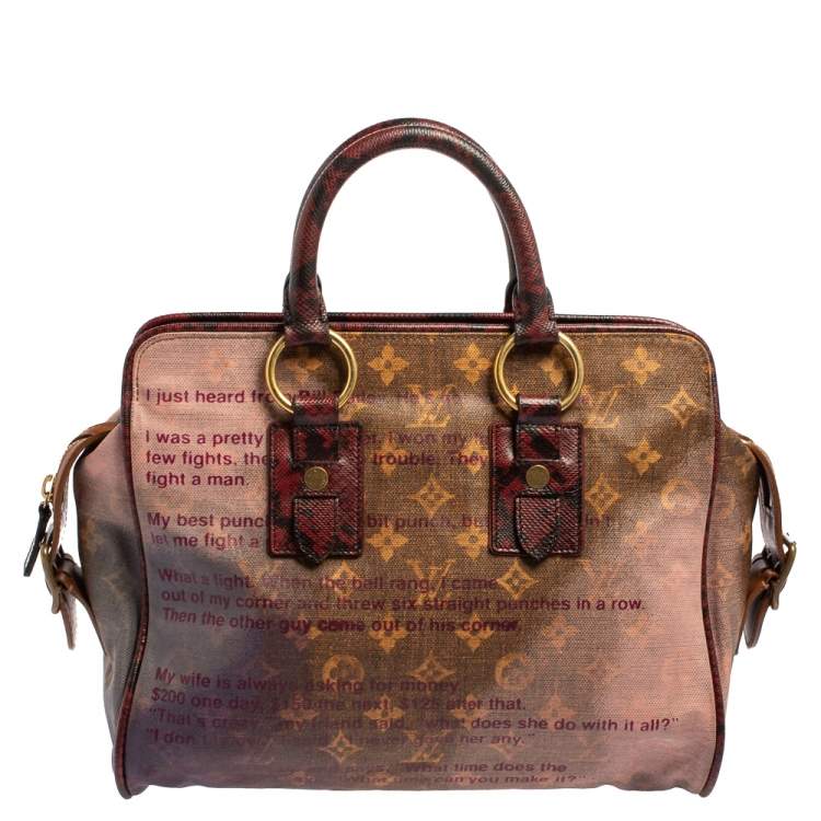 Rare Louis Vuitton Ltd Richard Prince GM bag 2008