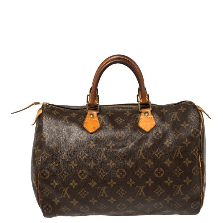 مملوكة مسبقًا Louis Vuitton Monogram Canvas Speedy 35 Bag