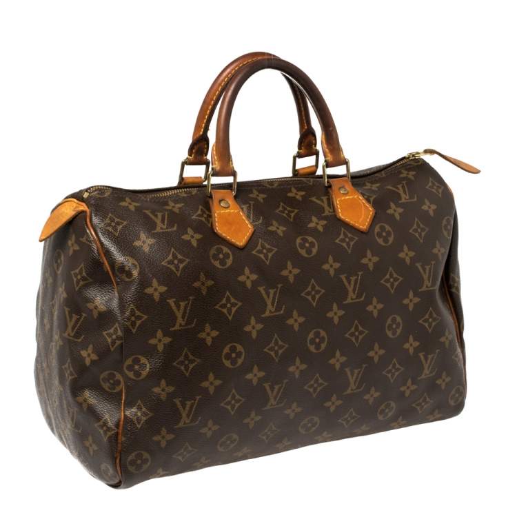 مملوكة مسبقًا Louis Vuitton Monogram Canvas Speedy 35 Bag