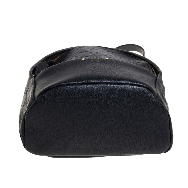 Pre Owned Louis Vuitton Black Empreinte Leather Sorbonne Backpack