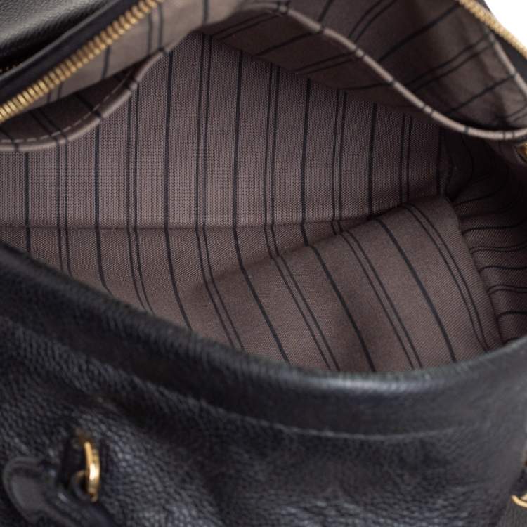 Pre Owned Louis Vuitton Black Empreinte Leather Sorbonne Backpack