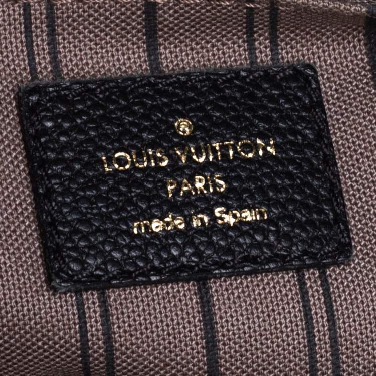 Pre Owned Louis Vuitton Black Empreinte Leather Sorbonne Backpack