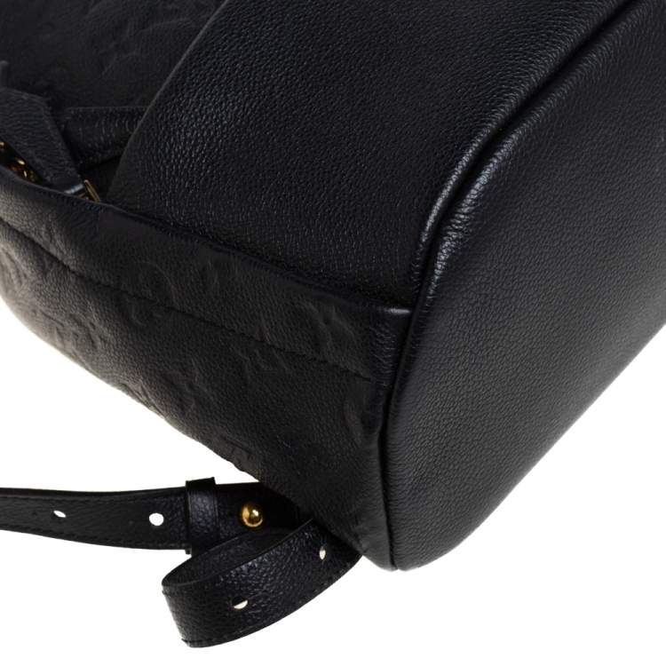 Pre Owned Louis Vuitton Black Empreinte Leather Sorbonne Backpack