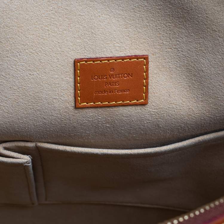 Pre Owned Louis Vuitton Caramel Nomade Leather Vertical Lockit Bag