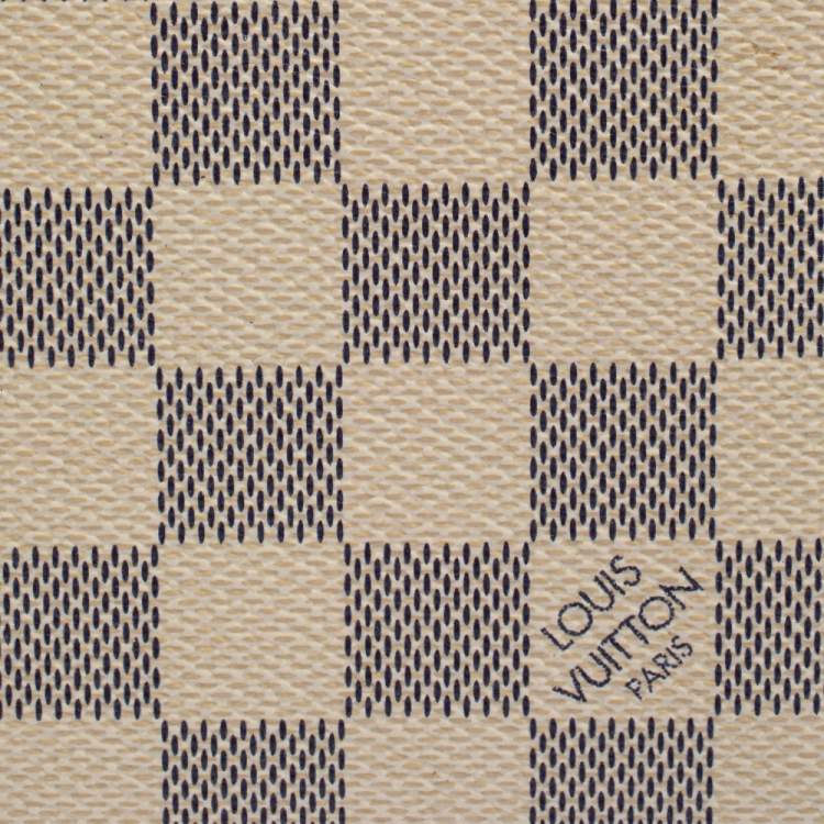 Pre Owned Louis Vuitton Damier Azur Canvas Marco Wallet