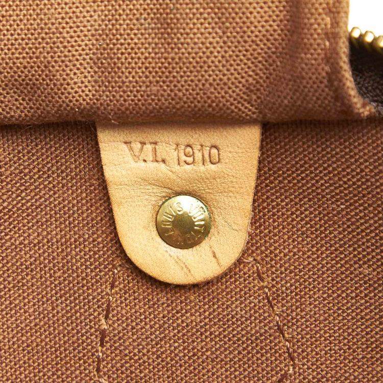 Pre Owned Louis Vuitton Monogram Canvas Speedy 30 Bag