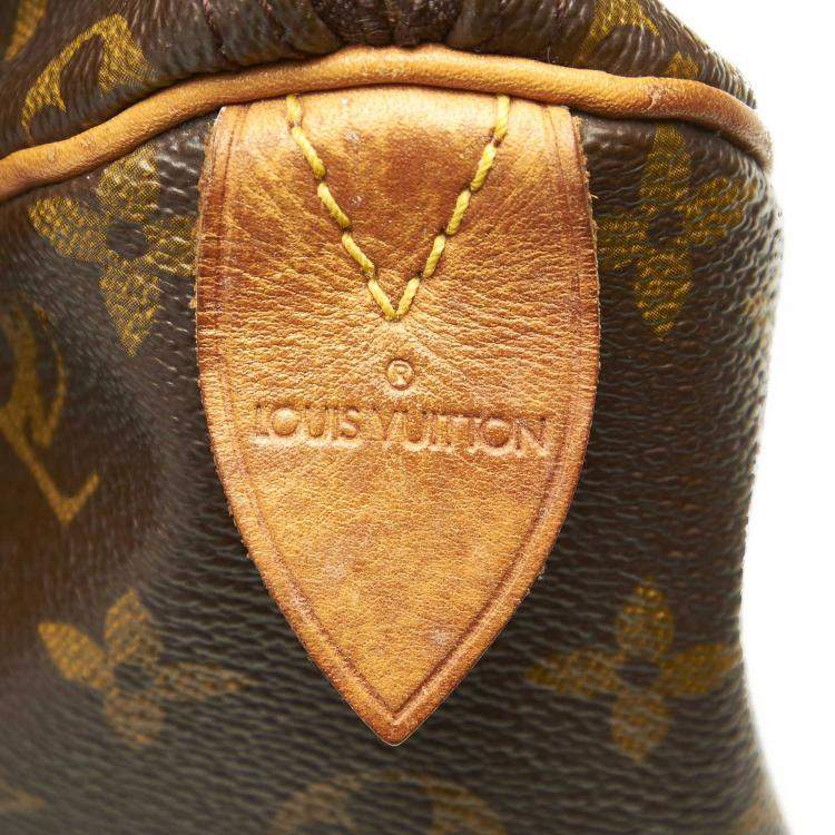 Pre Owned Louis Vuitton Monogram Canvas Speedy 30 Bag
