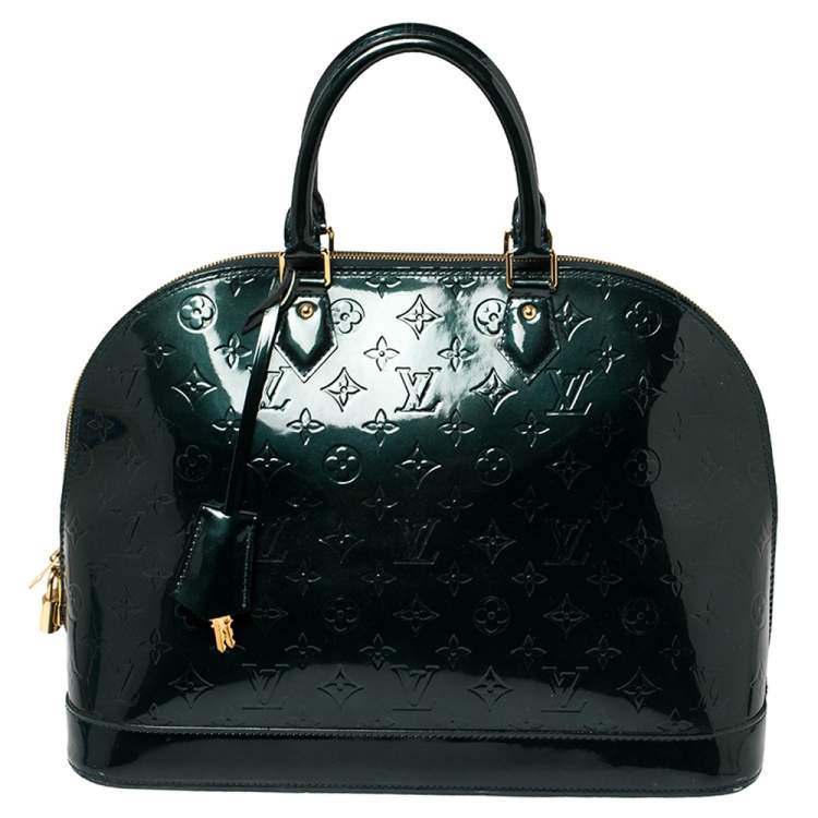 Louis Vuitton Dark Green Monogram Vernis Alma GM Bag Louis Vuitton | The  Luxury Closet