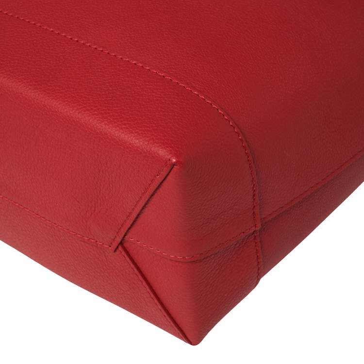 Pre Owned Louis Vuitton Rubis Calfskin Leather Lockme Backpack