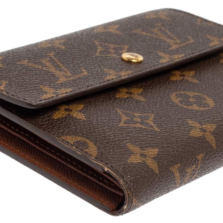 Pre Owned Louis Vuitton Monogram Sarah International Tri-fold Wallet