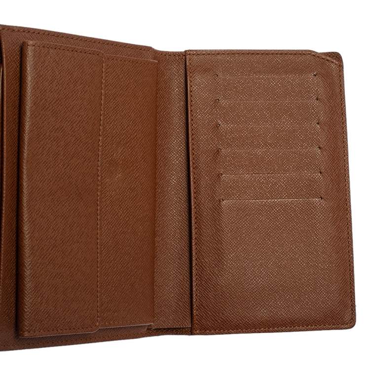 Pre Owned Louis Vuitton Monogram Sarah International Tri-fold Wallet