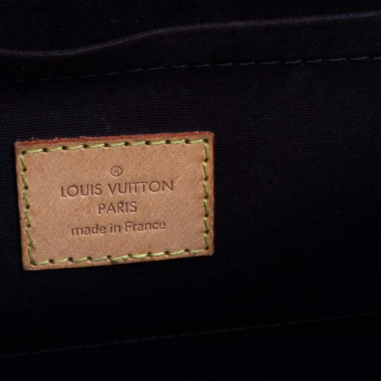 Pre Owned Louis Vuitton Rouge Fauviste Monogram Vernis Mirada Bag 