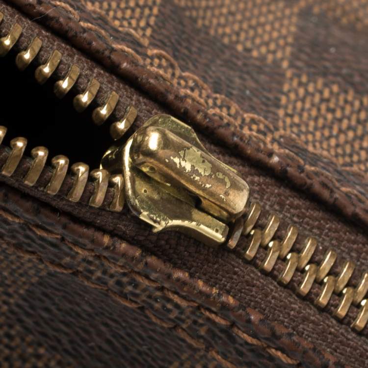 Pre Owned Louis Vuitton Damier Ebene Canvas Speedy 35 Bag