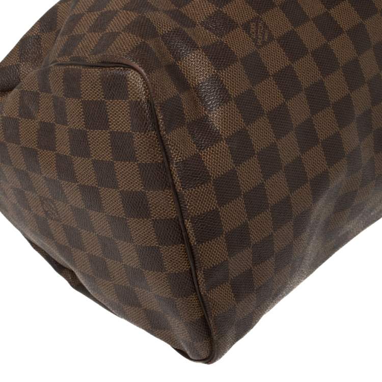 Pre Owned Louis Vuitton Damier Ebene Canvas Speedy 35 Bag