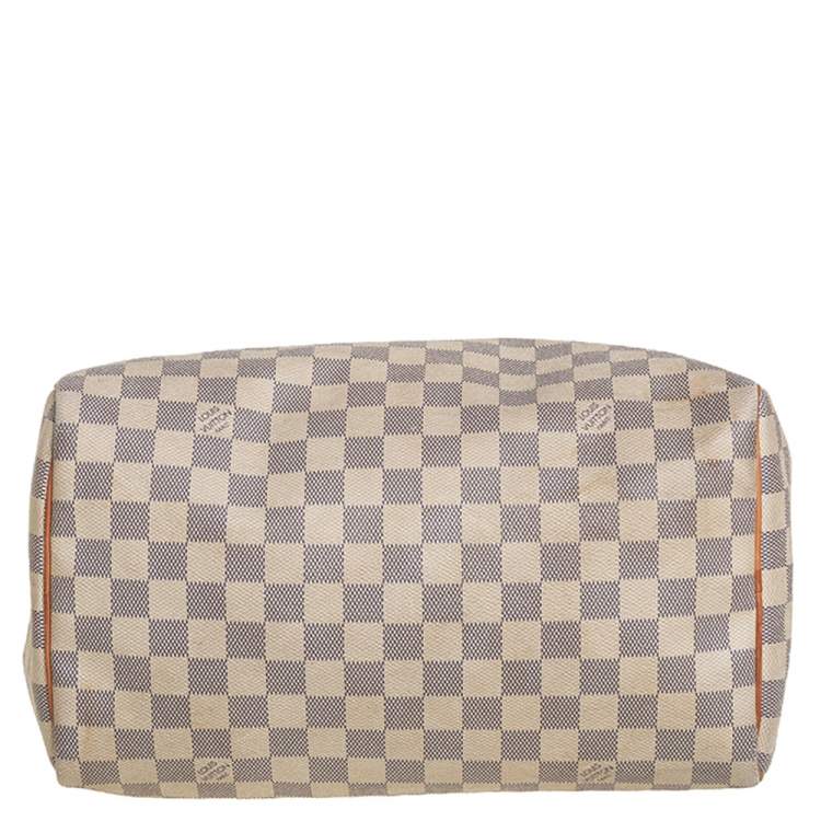 Pre Owned Louis Vuitton Damier Azur Canvas Speedy 30 Bag