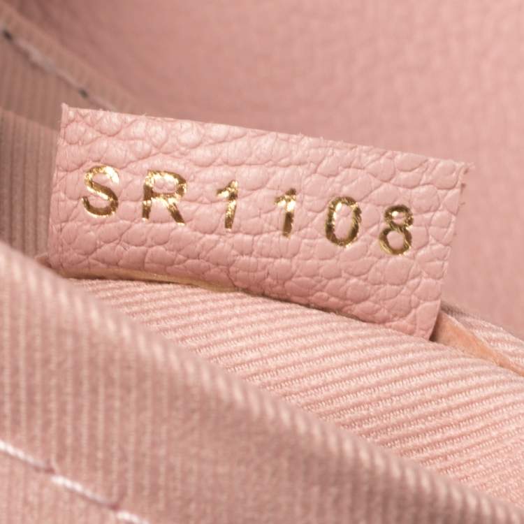 Pre Owned Louis Vuitton Magnolia Pink Damier Ebene Canvas Clapton Backpack