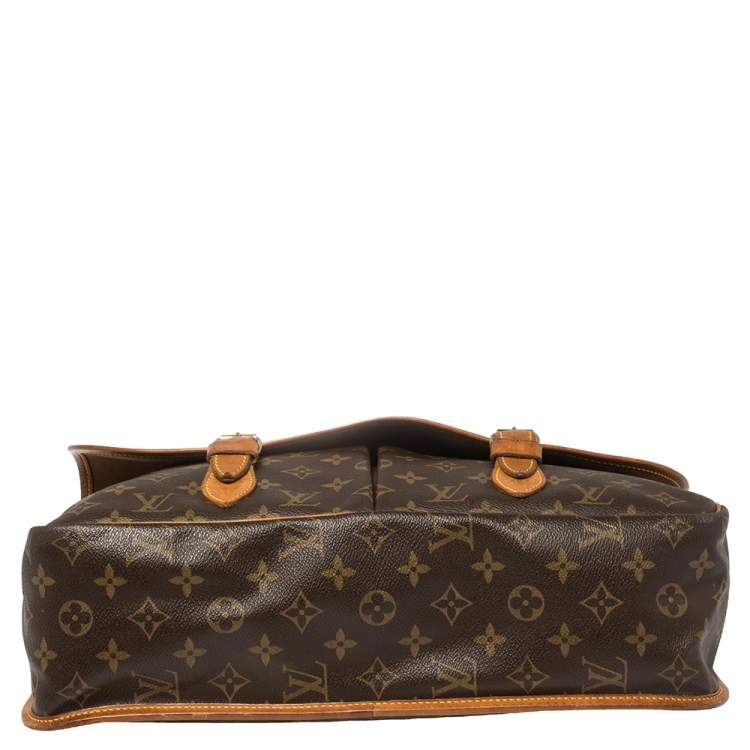 Pre Owned Louis Vuitton Monogram Canvas Sac Gibeciere GM Bag