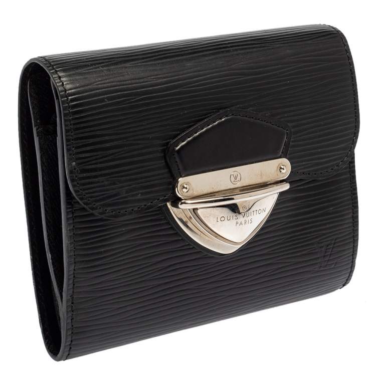 مملوكة مسبقًا Louis Vuitton Black Epi Leather Joey Wallet