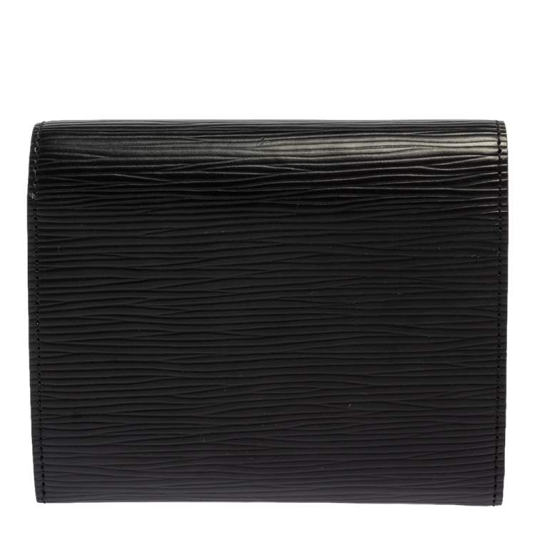 مملوكة مسبقًا Louis Vuitton Black Epi Leather Joey Wallet