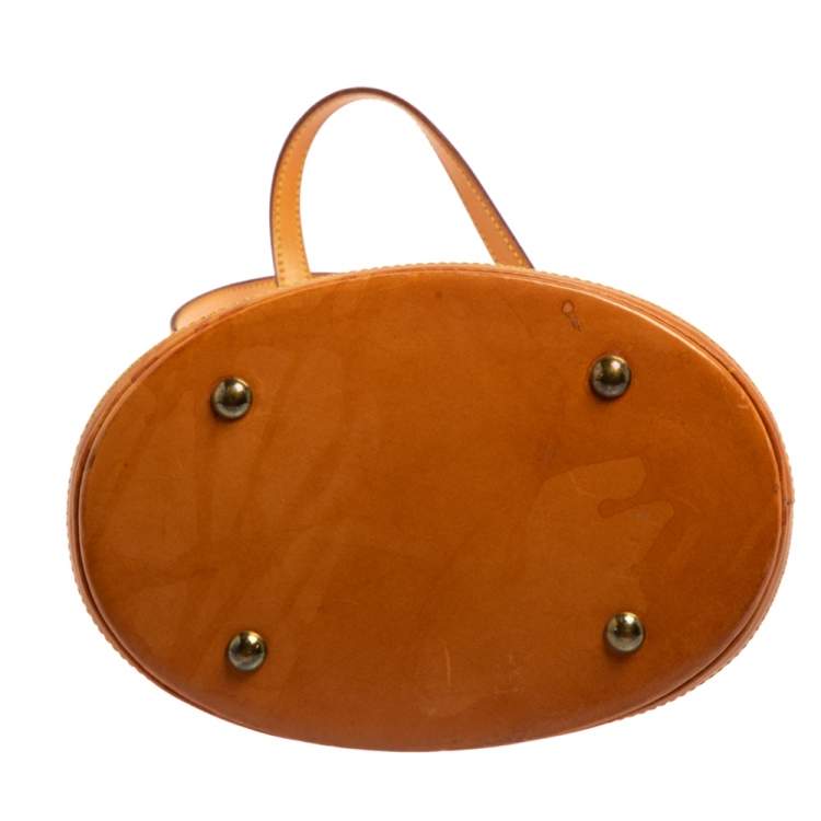 Pre Owned Louis Vuitton Natural Vachetta Leather Limited Edition Petit Bucket Bag