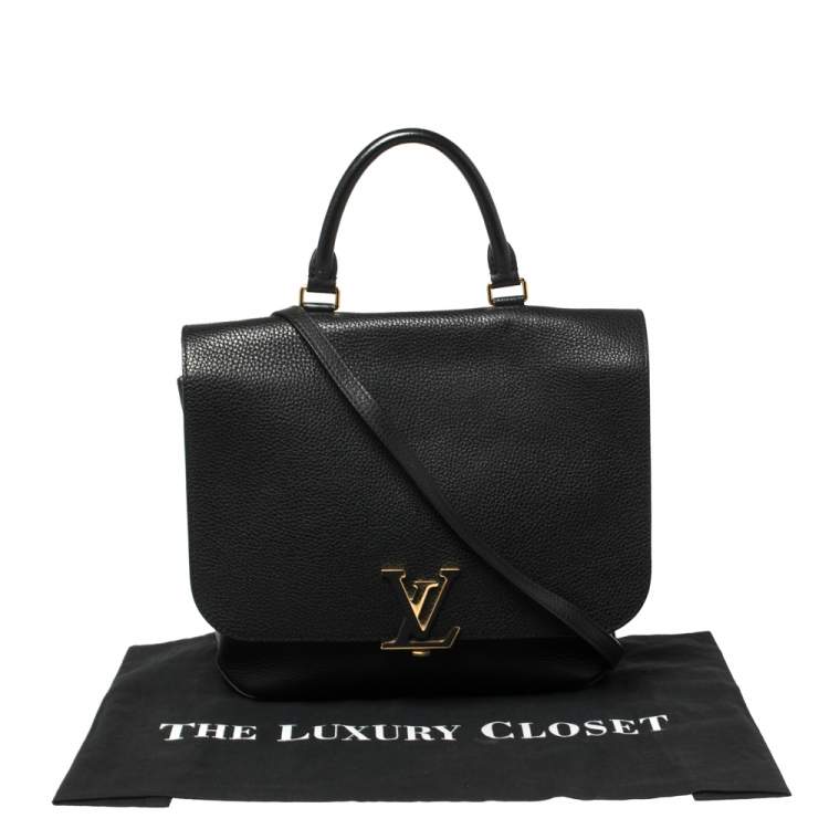 Pre Owned Louis Vuitton Black Leather Volta Bag