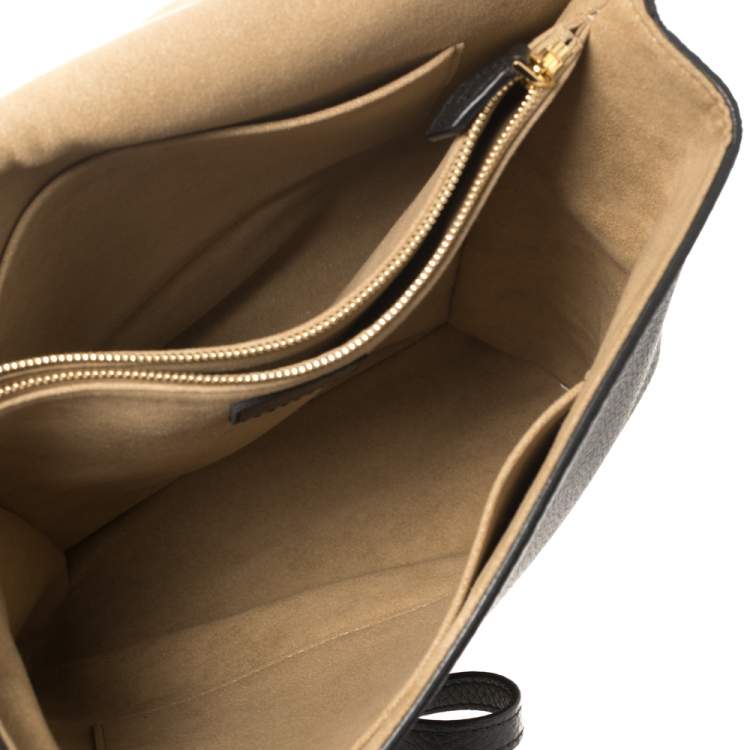 Pre Owned Louis Vuitton Black Leather Volta Bag