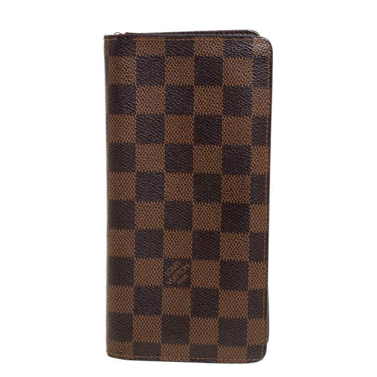 Louis Vuitton Damier Ebene Canvas Brazza Wallet Louis Vuitton | The Luxury  Closet