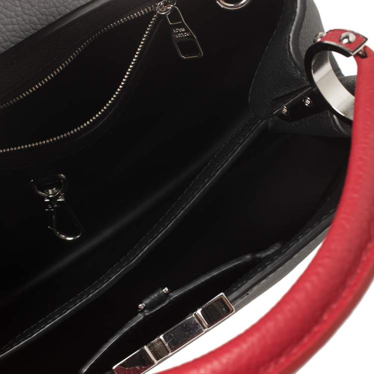 Pre Owned Louis Vuitton Multicolor Taurillon Leather Capucines MM Bag