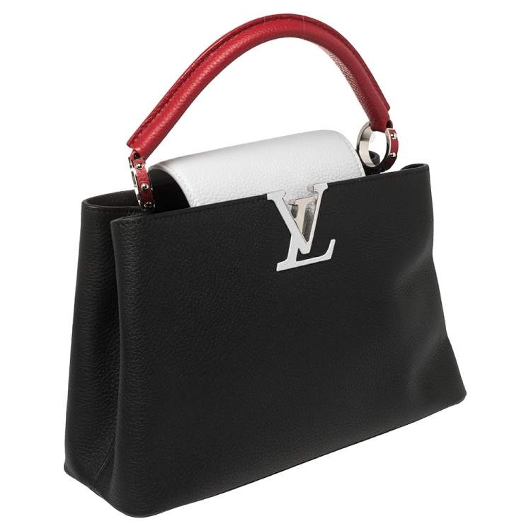 Pre Owned Louis Vuitton Multicolor Taurillon Leather Capucines MM Bag